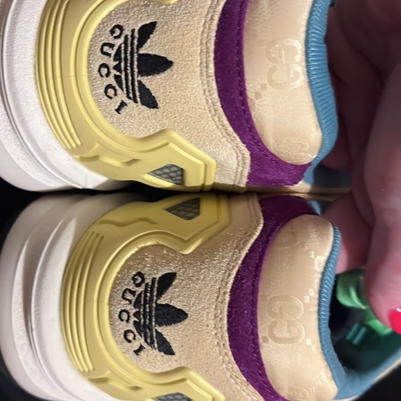 Brand new Gucci adidas tennis shoes only worn twice - Picture 2 of 8